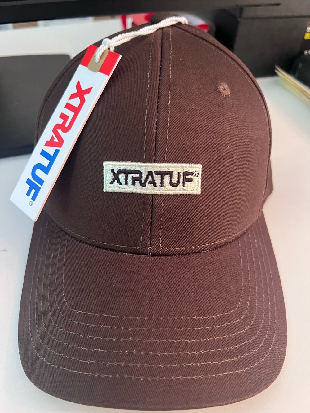 Brown “XTRATUF” Patch SnapBack Baseball Cap - New With Tags